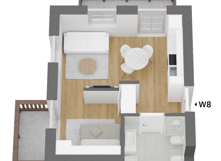 Studio zum Kauf 375.000 € 1 Zimmer 30 m² 1. Geschoss Toblach 39034