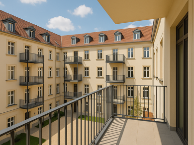 Wohnung zum Kauf - Neubau provisionsfrei 447.000 € 3 Zimmer 67 m² EG Leipzig 04177