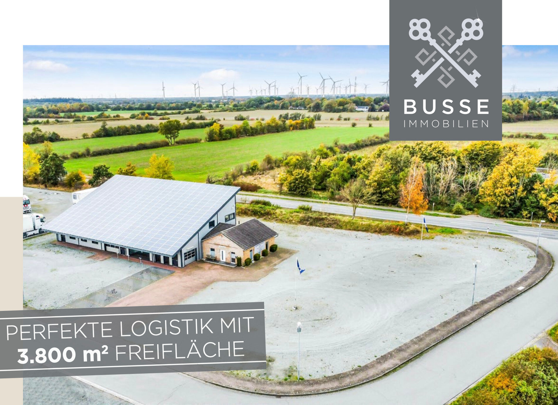 Produktionshalle zum Kauf als Kapitalanlage geeignet 1.250.000 € 12 Zimmer 3.800 m²<br/>Grundstück Wanderup 24997