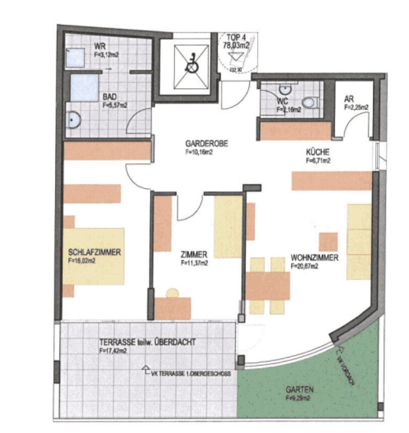 Wohnung zum Kauf 395.000 € 3 Zimmer EG<br/>Geschoss Kufstein 6330