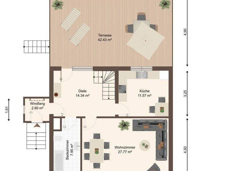 Doppelhaushälfte zum Kauf 165.000 € 4 Zimmer 127,4 m² 847 m² Grundstück Calvörde 39359