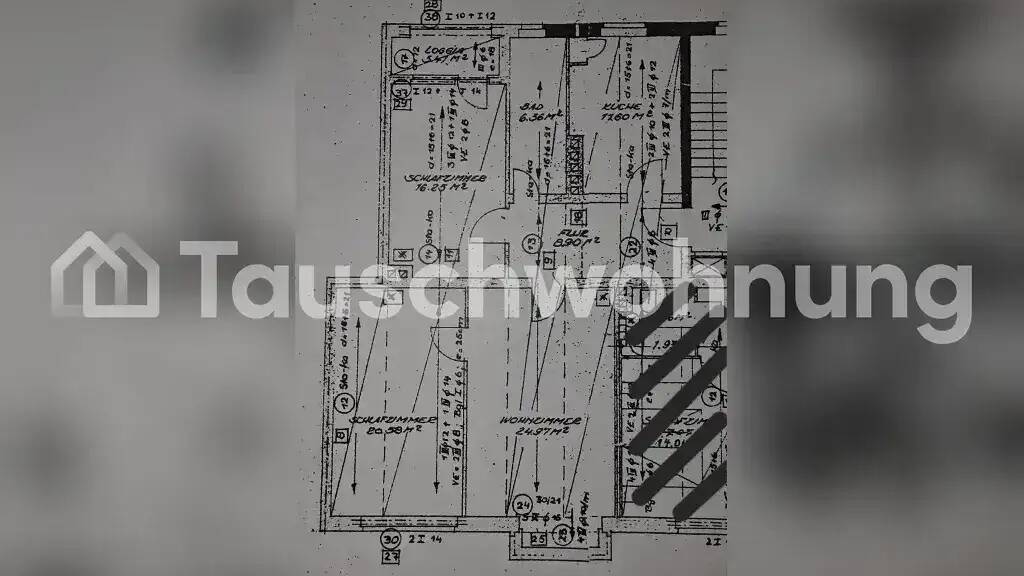 Wohnung zur Miete Tauschwohnung 715 € 3 Zimmer 86 m² 2. Geschoss Südstadt Hannover 30173