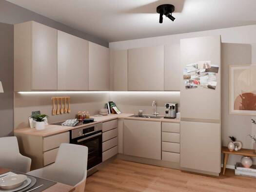 Wohnung zum Kauf - Neubau provisionsfrei 334.900 € 2 Zimmer 52,5 m² EG Lilli-Marx-Str. 38 Benrath Stadtbezirk 9 40597