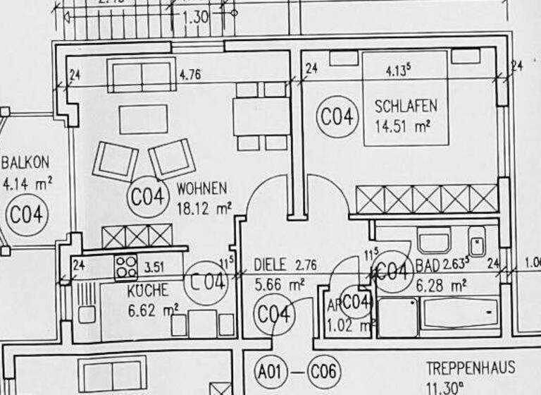 Wohnung zum Kauf 105.000 € 2 Zimmer 52,7 m² Riedweg 3 Heringen 36266