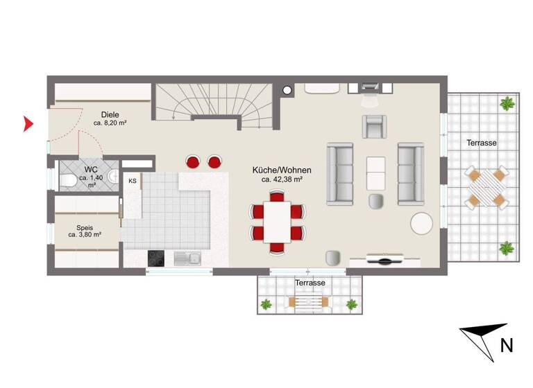 Doppelhaushälfte zum Kauf 1.599.000 € 5 Zimmer 195 m² 235,5 m² Grundstück Berg am Laim München 81825