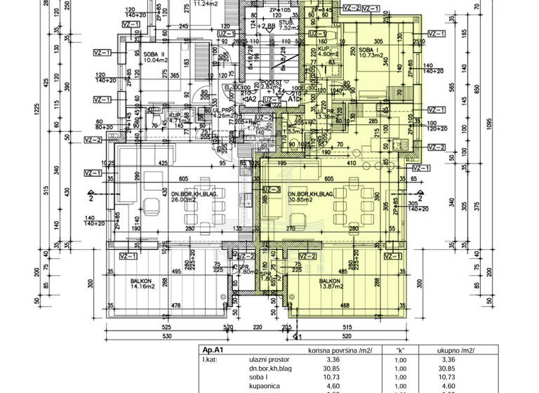 Wohnung zum Kauf - Erstbezug 223.965 € 2 Zimmer 66,7 m² 1. Geschoss Novalja 53291