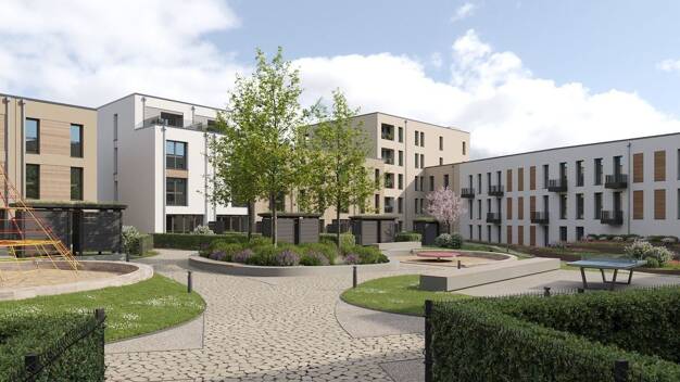 Wohnung zum Kauf - Neubau provisionsfrei 549.800 € 3 Zimmer 80 m² 1. Geschoss frei ab sofort Gertrud-Steinl-Str. Rangierbahnhof Nürnberg 90461