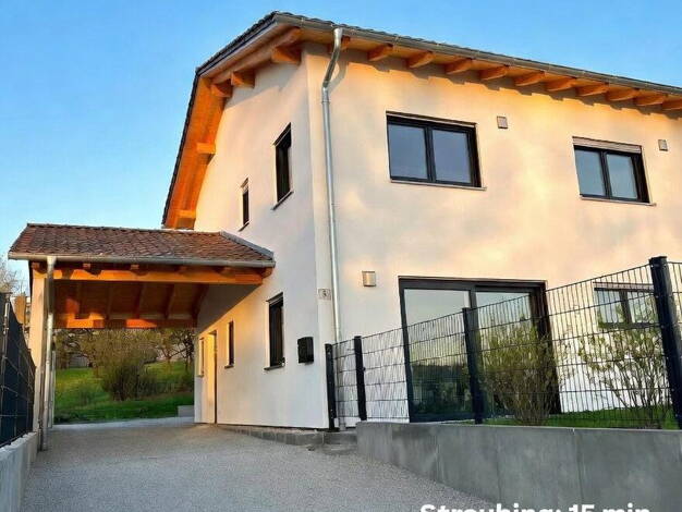 Doppelhaushälfte zum Kauf - Erstbezug provisionsfrei 485.000 € 5 Zimmer 165 m² 249 m² Grundstück Rosenbergerstraße 5 (Kleinlintach 1) Bogenberg Bogen 94327