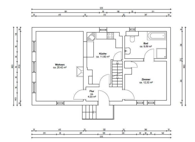 Einfamilienhaus zum Kauf provisionsfrei 309.000 € 4 Zimmer 120 m² 161 m² Grundstück Hintergasse 21 Goddelau Riedstadt-Goddelau 64560