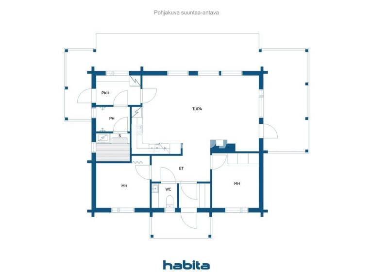Villa zum Kauf 159.000 € 3 Zimmer 66 m² 8.579 m² Grundstück Kylmäkankaantie 6 Ilomantsi 82900