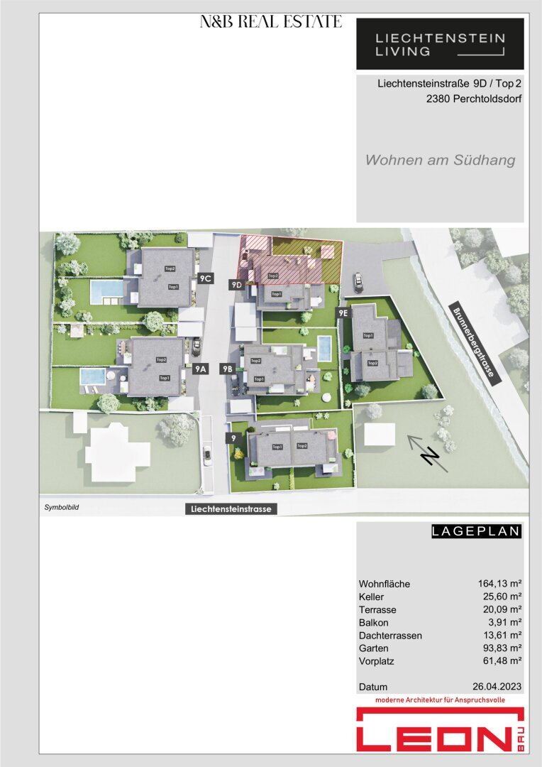 Doppelhaushälfte zum Kauf 1.250.000 € 6 Zimmer 164,1 m²<br/>Wohnfläche 252,4 m²<br/>Grundstück Liechtensteinstraße Perchtoldsdorf 2380