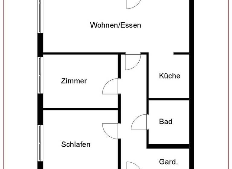 Wohnung zum Kauf 195.000 € 3 Zimmer 83 m²<br/>Wohnfläche 3.<br/>Geschoss Altensteig Altensteig 72213