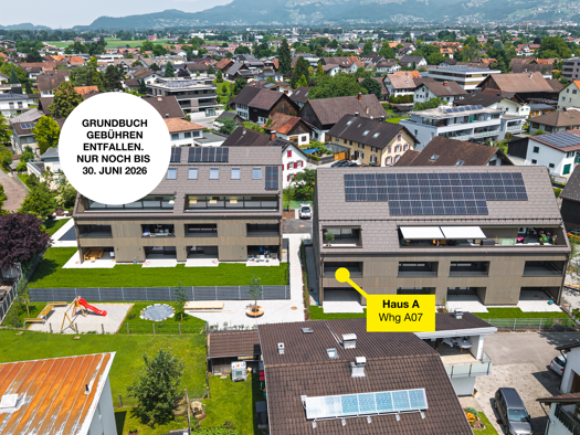 Terrassenwohnung zum Kauf - Erstbezug 622.000 € 4 Zimmer 87,3 m² Ringstraße 19 Feldkirch 6800