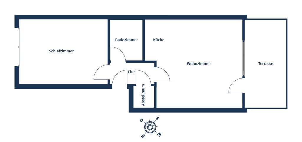 Wohnung zum Kauf 149.500 € 2 Zimmer 51 m²<br/>Wohnfläche EG<br/>Geschoss Dornumersiel Dornum 26553