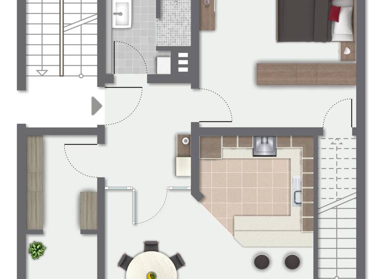 Maisonette zur Miete 1.705 € 3,5 Zimmer 120 m²<br/>Wohnfläche Gleißbühl Nürnberg 90402