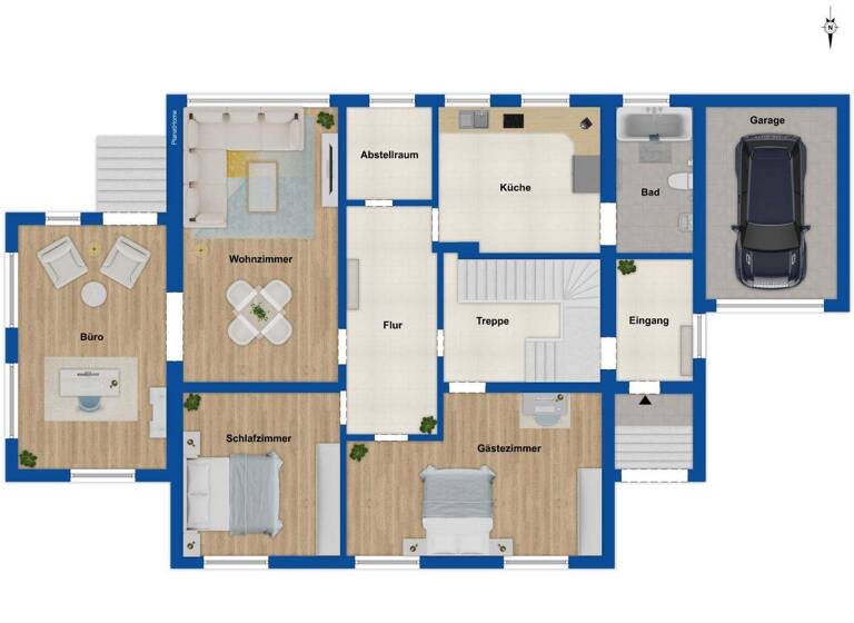 Mehrfamilienhaus zum Kauf 499.000 € 9 Zimmer 220 m² 1.316 m² Grundstück Karnap Essen 45329