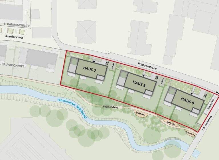 Fertig- und Musterhäuser zum Kauf Röntgenstraße 14, 16, 18 Betzingen Reutlingen 72770