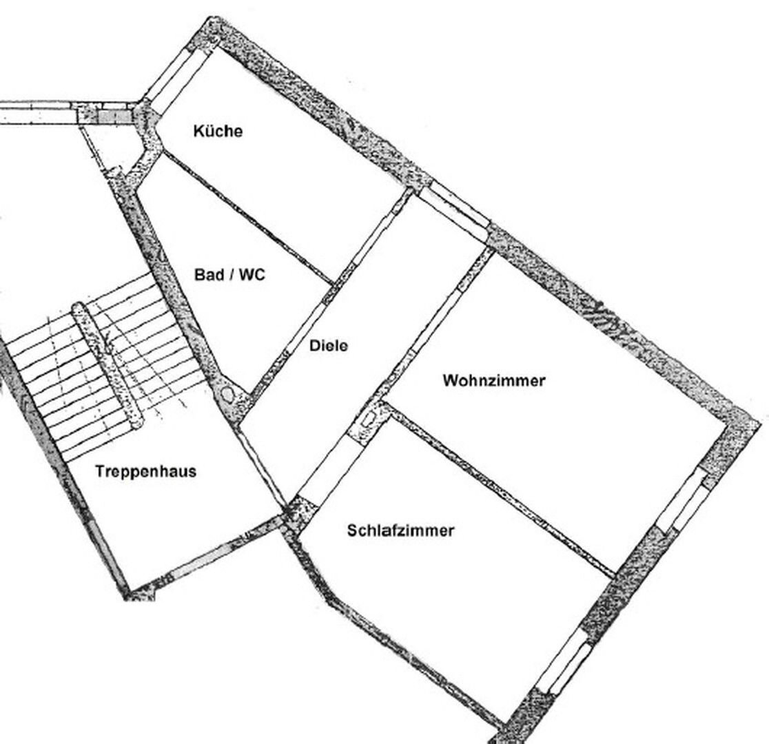 Wohnung zur Miete 460 € 2 Zimmer 50 m²<br/>Wohnfläche Röhrchenstraße 41 Oberdorf - Helenenberg Witten 58452