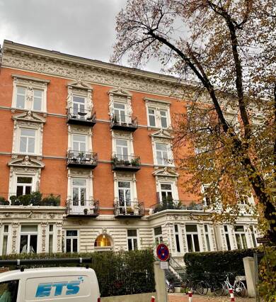 Wohnung zur Miete 4.500 € 4 Zimmer 187 m² Geschoss 4/4 frei ab sofort Hochallee 23 Harvestehude Hamburg 20149