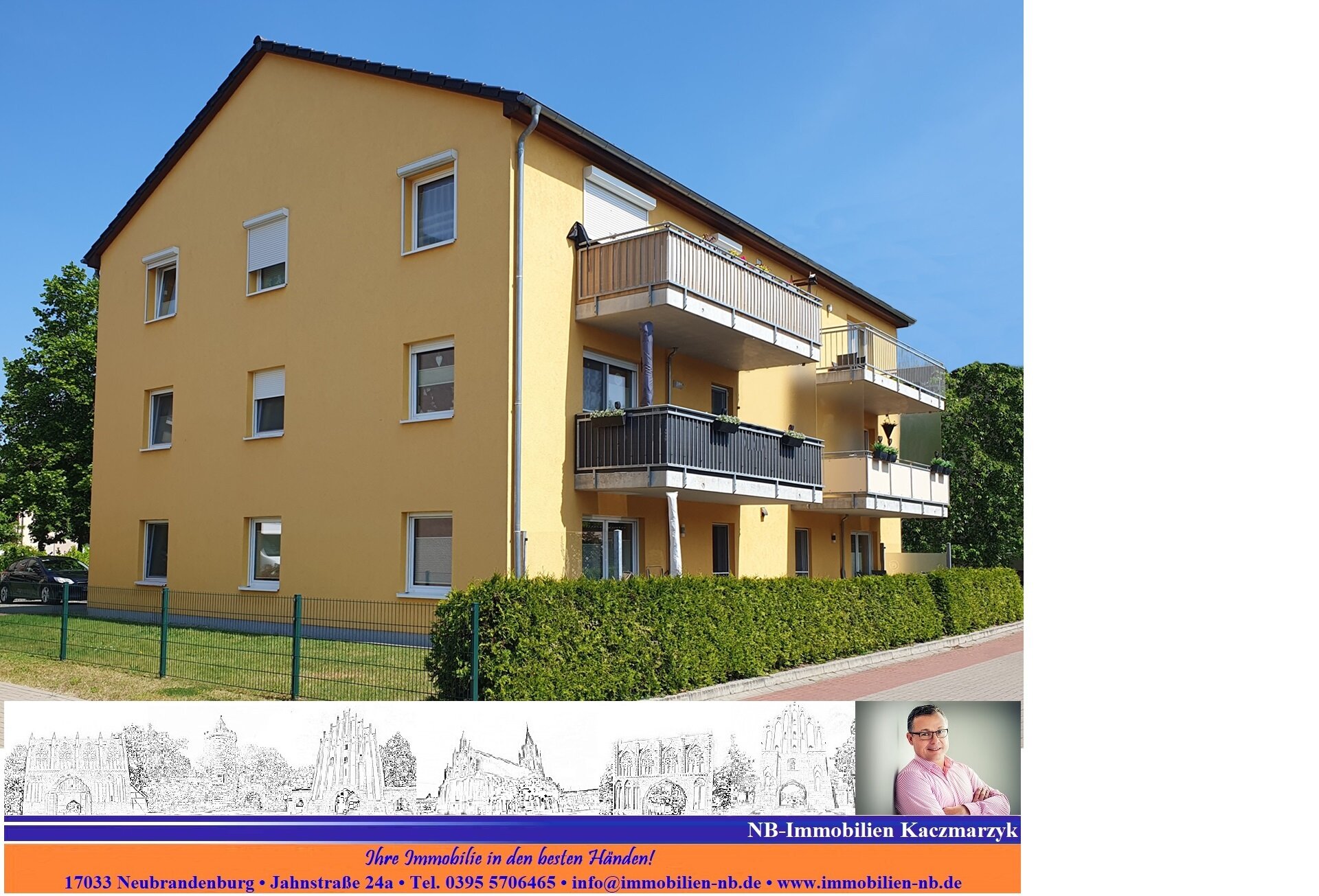 Wohnung zum Kauf provisionsfrei 232.500 € 3 Zimmer 97 m²<br/>Wohnfläche Tannenweg Lindenbergviertel Neubrandenburg 17033