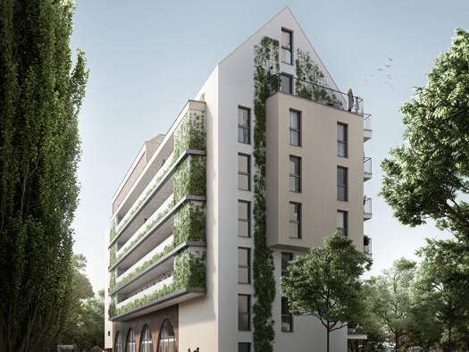 Studio zum Kauf - Neubau 399.500 € 2 Zimmer 45,2 m² 4. Geschoss Stoffellagasse 7 Wien(Stadt) 1020