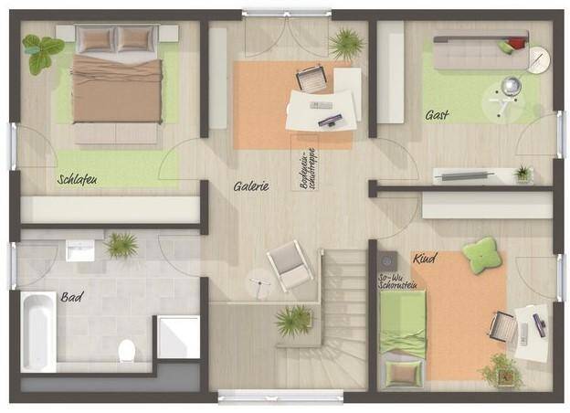 Immobilie in Steinwenden - Schickes Landhaus Modern: Euer Traumhaus - massiv, schlüsselfertig inkl. 6 Monate Bauzeit-Garantie - Bild 3