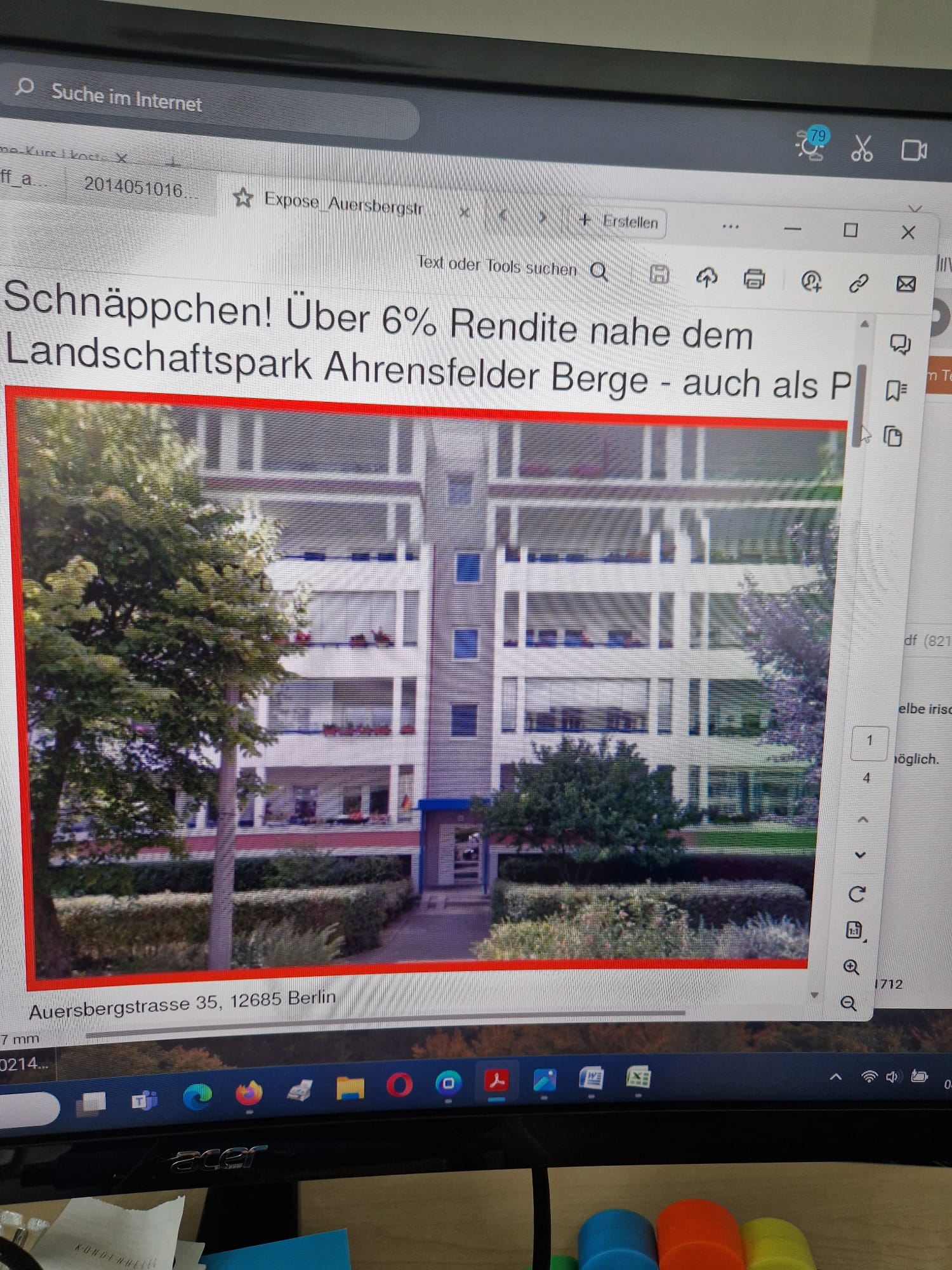 Wohnung zum Kauf provisionsfrei als Kapitalanlage geeignet 250.000 € 3 Zimmer 70 m²<br/>Wohnfläche Auersbergstr.35 Marzahn Berlin 12685