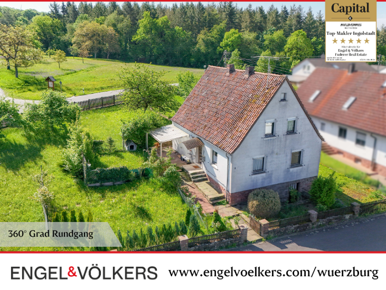 Einfamilienhaus zum Kauf 165.000 € 6 Zimmer 118,5 m² 1.139 m² Grundstück Ansbach Roden 97849