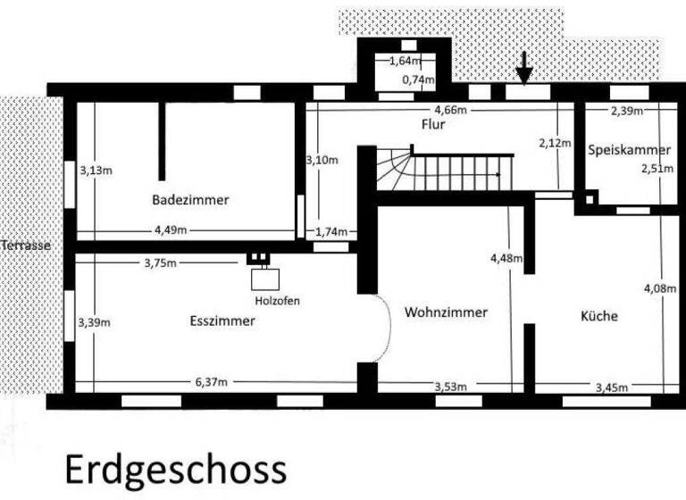 Doppelhaushälfte zum Kauf 249.000 € 5 Zimmer 168 m² 780 m² Grundstück Mannsflur Marktleugast / Mannsflur 95352