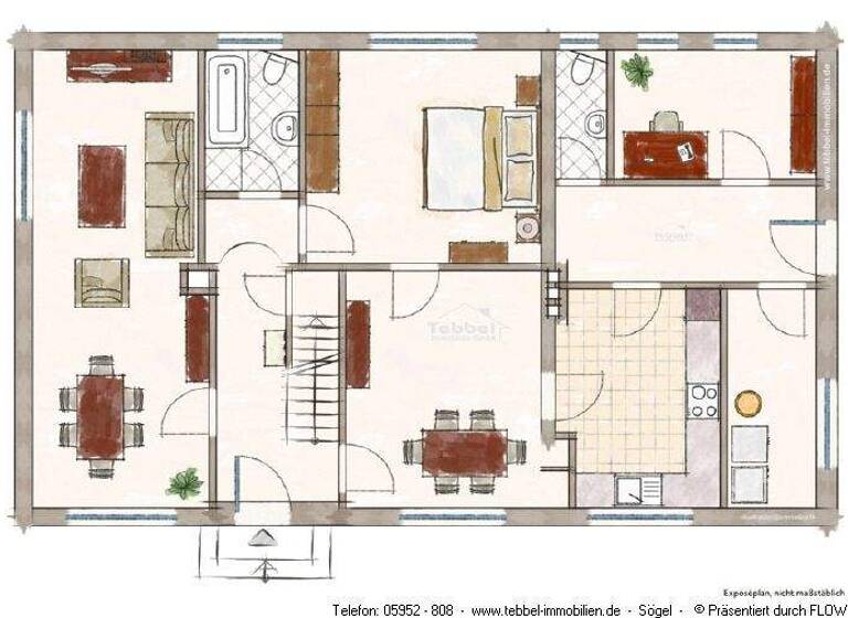 Einfamilienhaus zum Kauf provisionsfrei 139.000 € 7 Zimmer 130 m² 1.037 m² Grundstück Hüven 49751