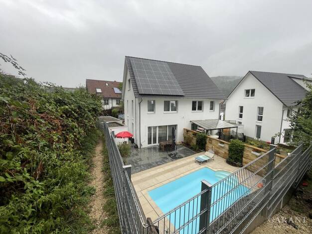 Doppelhaushälfte zum Kauf - Erstbezug 798.000 € 4 Zimmer 135 m² 610 m² Grundstück frei ab sofort Stahringen Radolfzell am Bodensee 78315