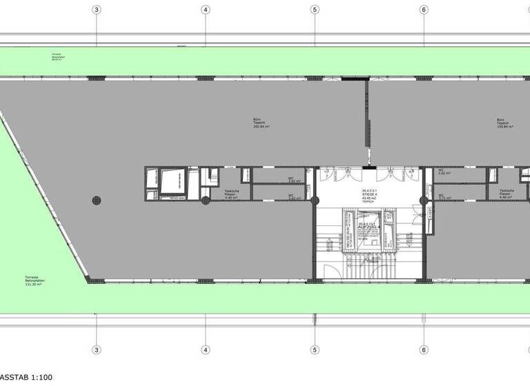 Bürofläche zur Miete 13,75 € 470,1 m² Bürofläche teilbar ab 207,6 m² Wien 1030