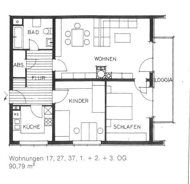 Wohnung zur Miete 700 € 3 Zimmer 90,8 m²<br/>Wohnfläche ab sofort<br/>Verfügbarkeit Marienburgstraße  a Stockelsdorf Stockelsdorf 23617