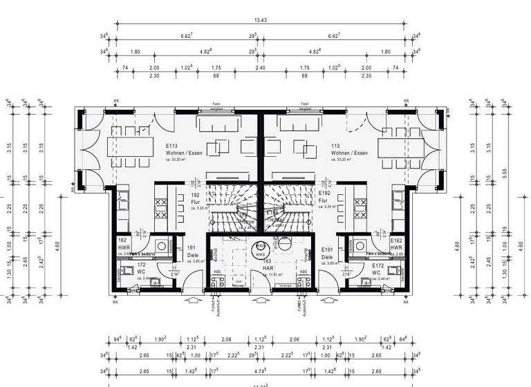 Doppelhaushälfte zum Kauf - Neubau provisionsfrei 991.450 € 4 Zimmer 120 m²<br/>Wohnfläche 309 m²<br/>Grundstück Unterhaching 82008
