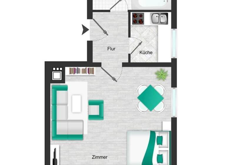 Studio zum Kauf provisionsfrei 235.000 € 1 Zimmer 30 m² 1. Geschoss Starnberg 82319
