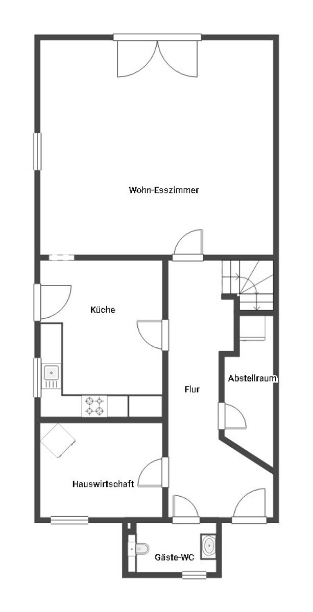 Immobilie zum Kauf provisionsfrei als Kapitalanlage geeignet 365.000 € 4 Zimmer 140 m²<br/>Fläche 471,2 m²<br/>Grundstück Asendorf Asendorf 27330