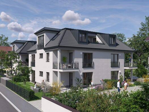 Wohnung zum Kauf - Neubau provisionsfrei 879.500 € 3 Zimmer 76,4 m² frei ab 01.11.2027 Ernastraße 14 Trudering-Riem München 81827