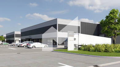 Lagerhalle zur Miete - Erstbezug provisionsfrei 969 m² Lagerfläche teilbar ab 1.395 m² Weissenberg Neuss 41462