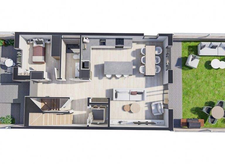 Reihenendhaus zum Kauf - Erstbezug provisionsfrei 565.000 € 5 Zimmer 168 m² 286 m² Grundstück La Garriga 08530