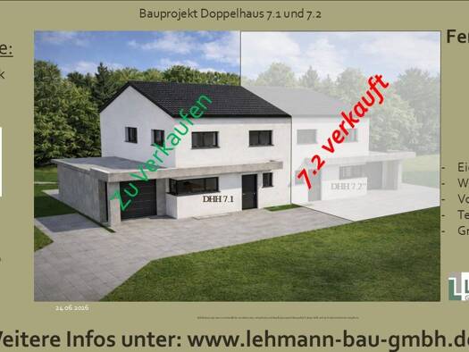 Doppelhaushälfte zum Kauf provisionsfrei 631.000 € 6 Zimmer 174 m² 334 m² Grundstück frei ab 01.05.2027 Waldshut Waldshut-Tiengen 79761