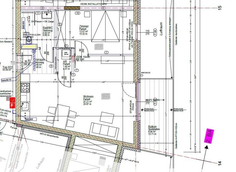 Wohnung zur Miete 556 € 2 Zimmer 55,6 m²<br/>Wohnfläche Gries Graz 8020