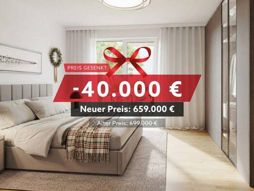 Wohnung zum Kauf - Neubau provisionsfrei 659.000 € 2 Zimmer 61,2 m² 1. Geschoss Kunihohstraße 7 Bogenhausen München 81929