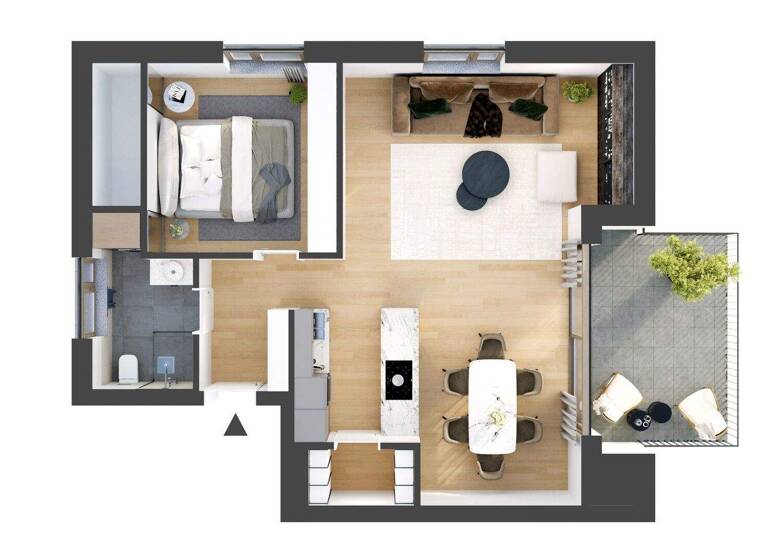 Wohnung zum Kauf - Erstbezug provisionsfrei 579.980 € 2 Zimmer 63,2 m² frei ab sofort Glanegg 5082