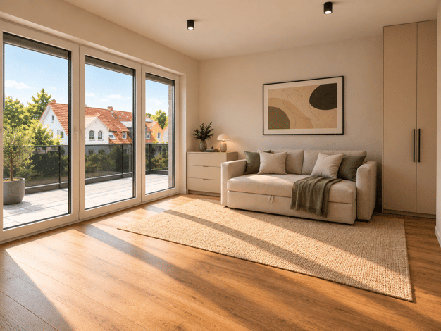 Penthouse zur Miete - Erstbezug 640 € 1 Zimmer 43 m² frei ab 01.02.2027 Ickerweg 8 Widukindland Osnabrück 49086
