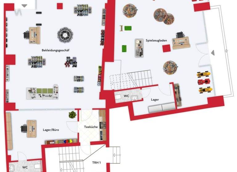 Laden zur Miete 1.438 € 161,8 m² Verkaufsfläche Bingen Bingen am Rhein 55411