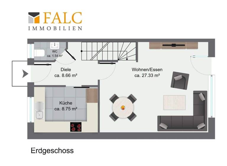 Reihenmittelhaus zum Kauf provisionsfrei 289.000 € 4 Zimmer 117 m² 166 m² Grundstück Kurl Dortmund 44319