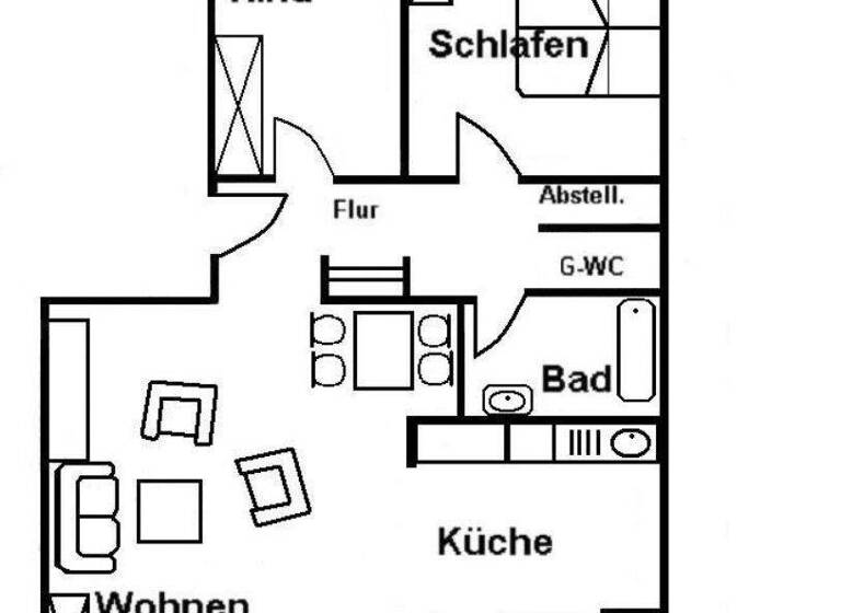 Wohnung zum Kauf 200.000 € 3 Zimmer 85,4 m² 1. Geschoss Am Doppeladler 3 Holzhausen Leipzig 04288