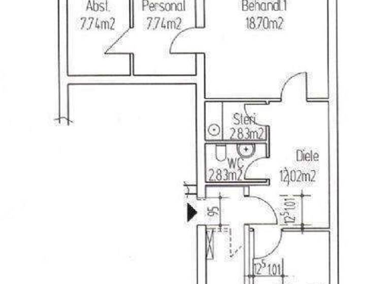 Büro zur Miete 600 € 4 Zimmer 63 m² Bürofläche Kamenerstr Königsborn Unna 59425