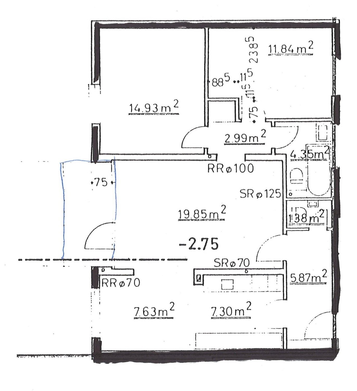 Wohnung zum Kauf 99.000 € 3 Zimmer 76 m²<br/>Wohnfläche Wolfskoben Iserlohn 58640