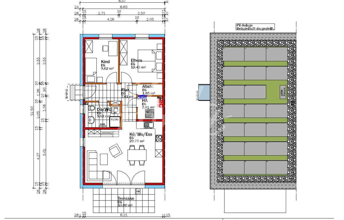 Immobilie in Emmingen-Liptingen - Mieten ist teurer: Bungalow (Haushälfte) in sonniger Lage in Liptingen - staatlich gefördert ! - Bild 0